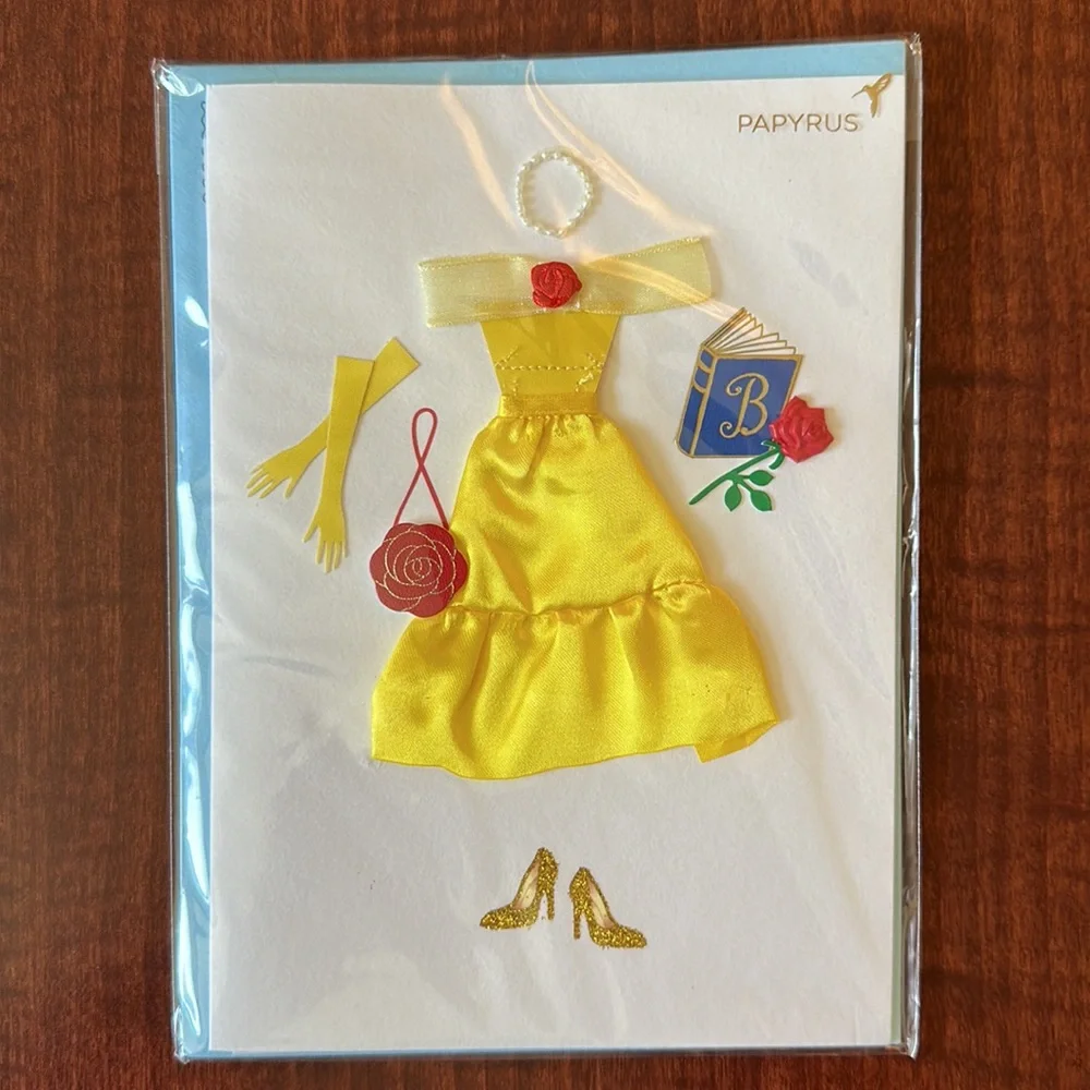 Papyrus Disney Princess Greeting Cards, Snow White, Belle & Cinderella Castle